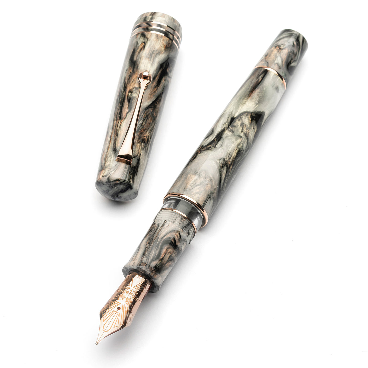その他 Abalone Platinum w/ Ocean Gold Inside MZG2.0 Golden abalone gold nib #8 special edition – leonardopen