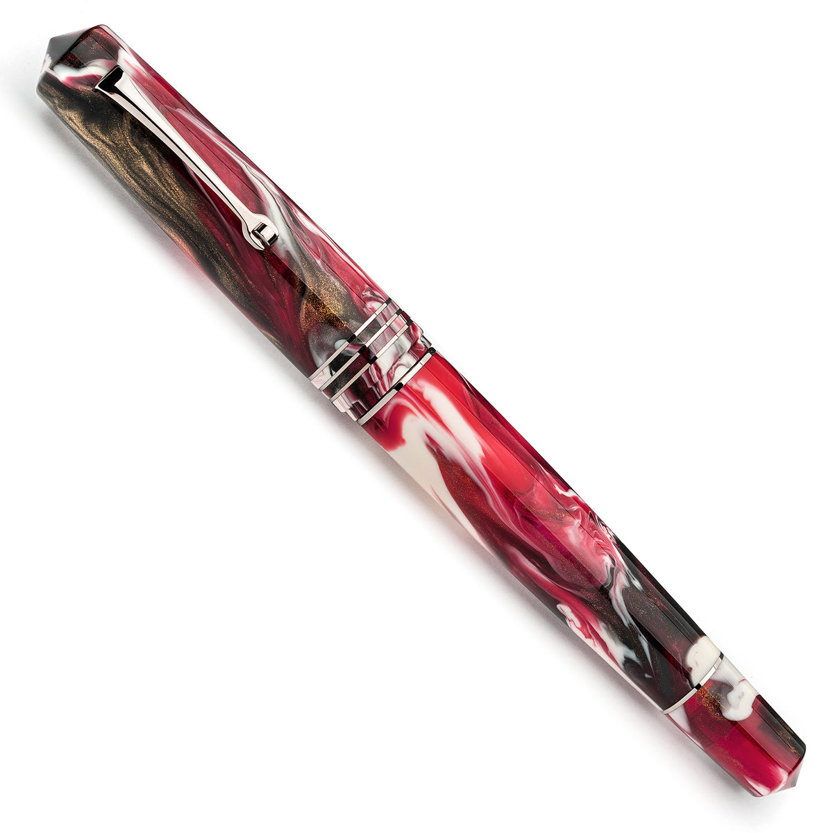 【mazzani】 MZG Cherry Koi ST - Ti22 #8 Titanium nib – leonardopen