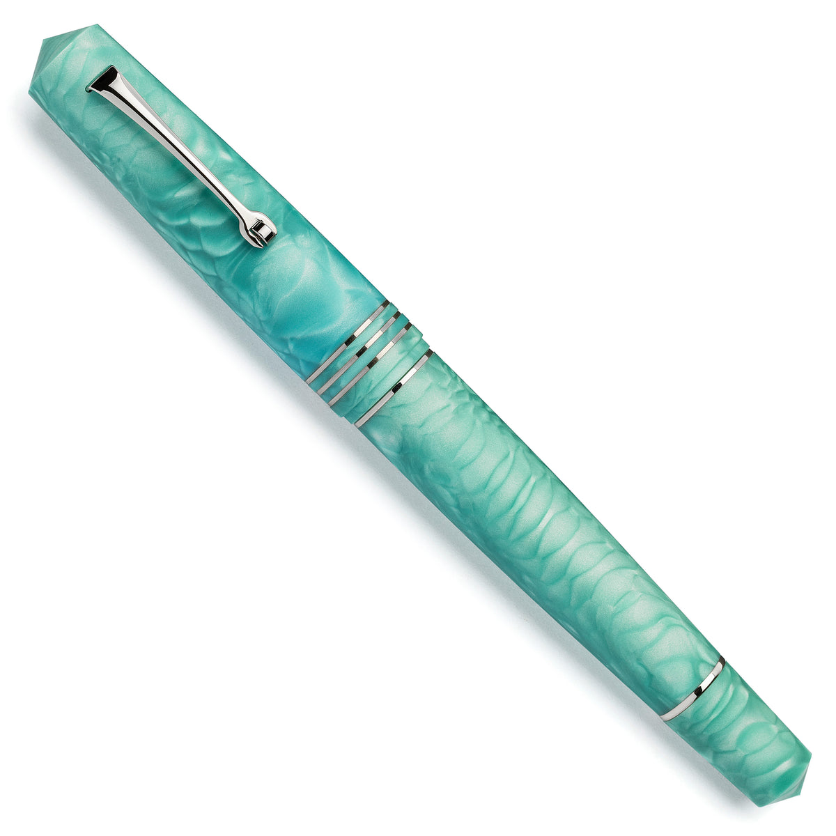 MZG Juma dragon skin Turquoise - #8 gold nib – leonardopen