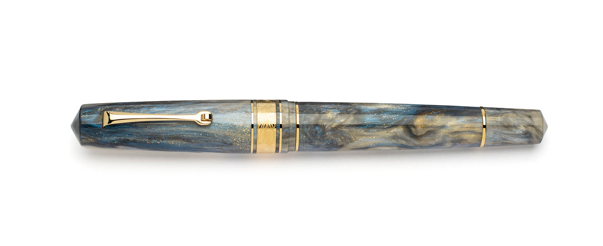 MZG2.0 Orchidea blue steel nib #6 – leonardopen