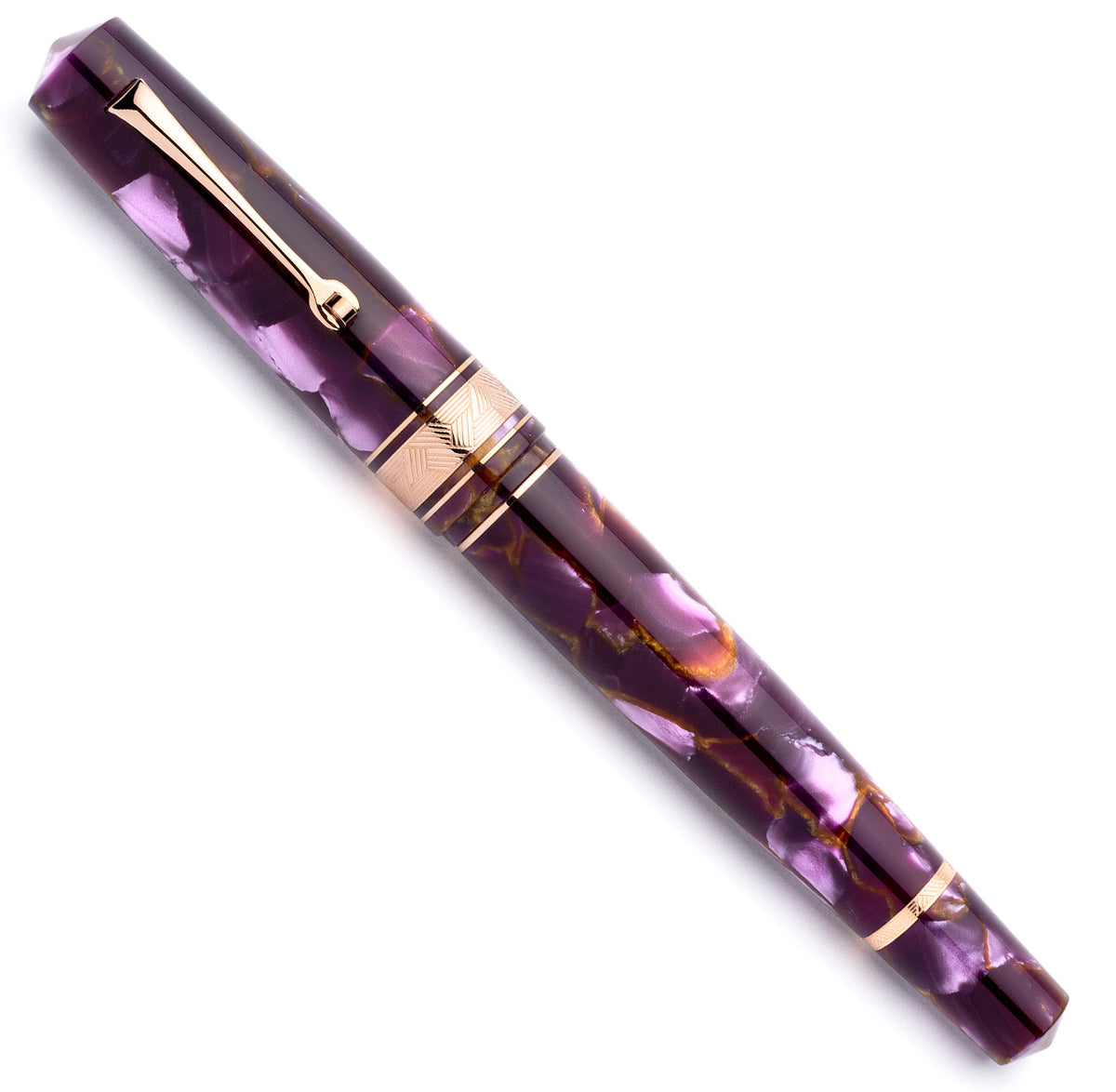 PURPLE MARBLED CELLULOID – CUSTOM special edition - SOLD OUT