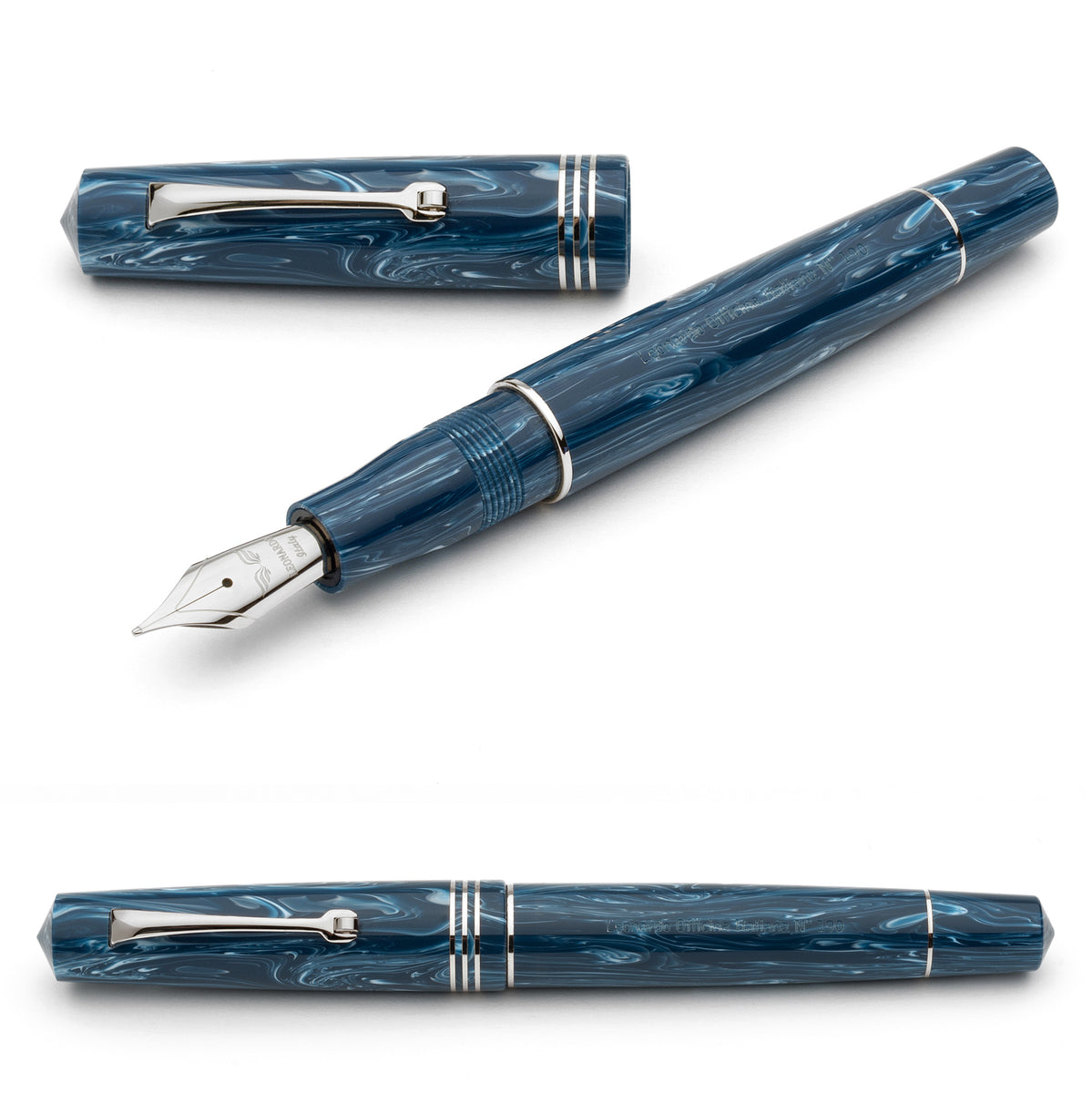 Momento zero Blue Positano (steel nib) – leonardopen
