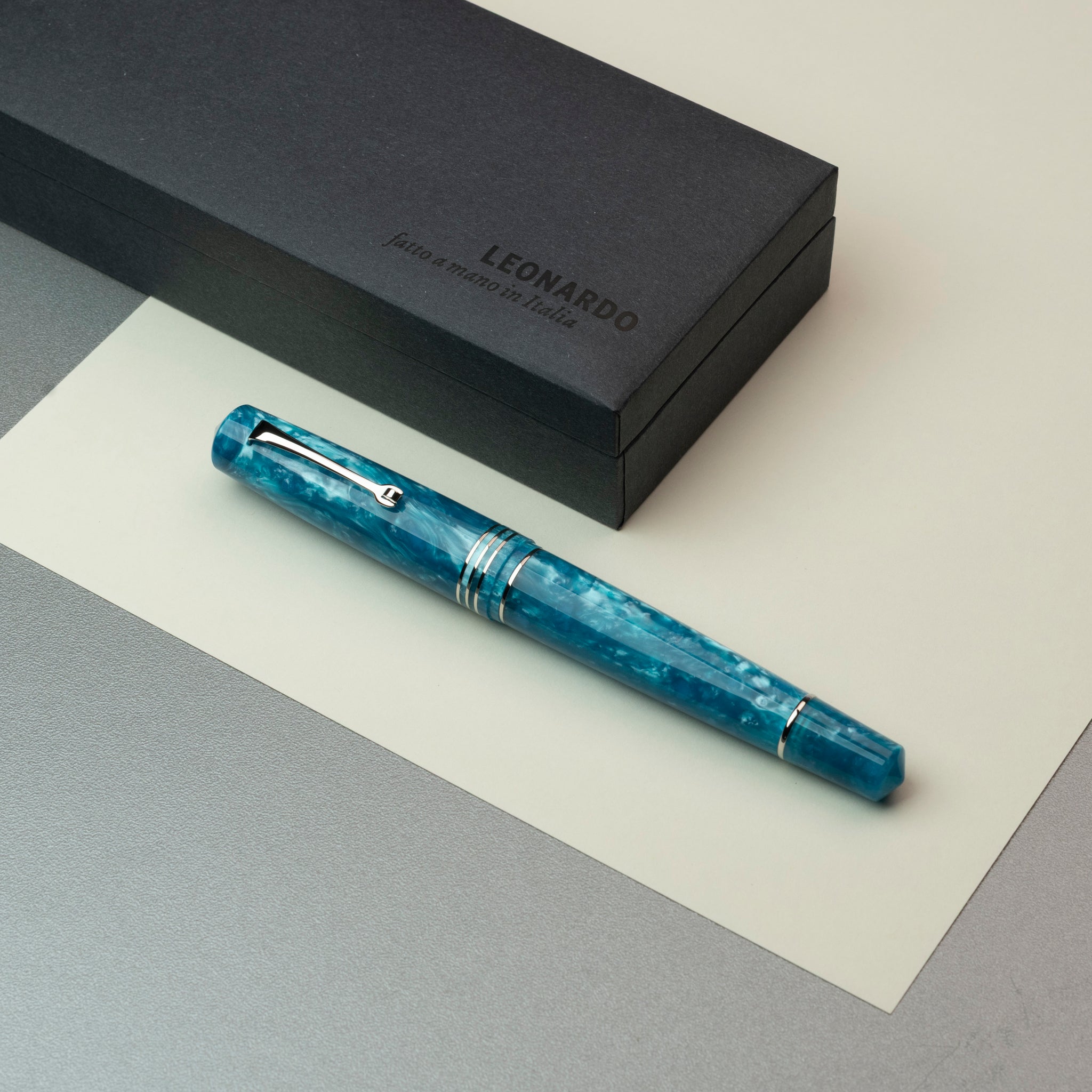 MZG 2.0 Blue emerald #6 steel nib la Fenice – leonardopen
