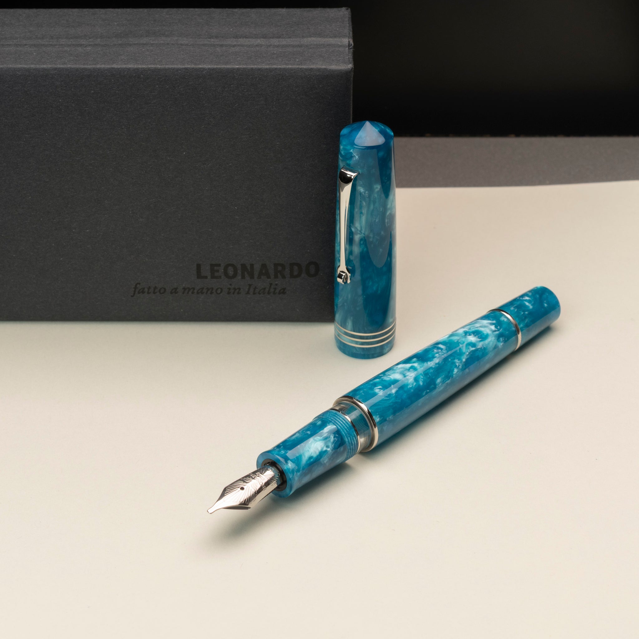 MZG 2.0 Blue emerald #6 steel nib la Fenice – leonardopen