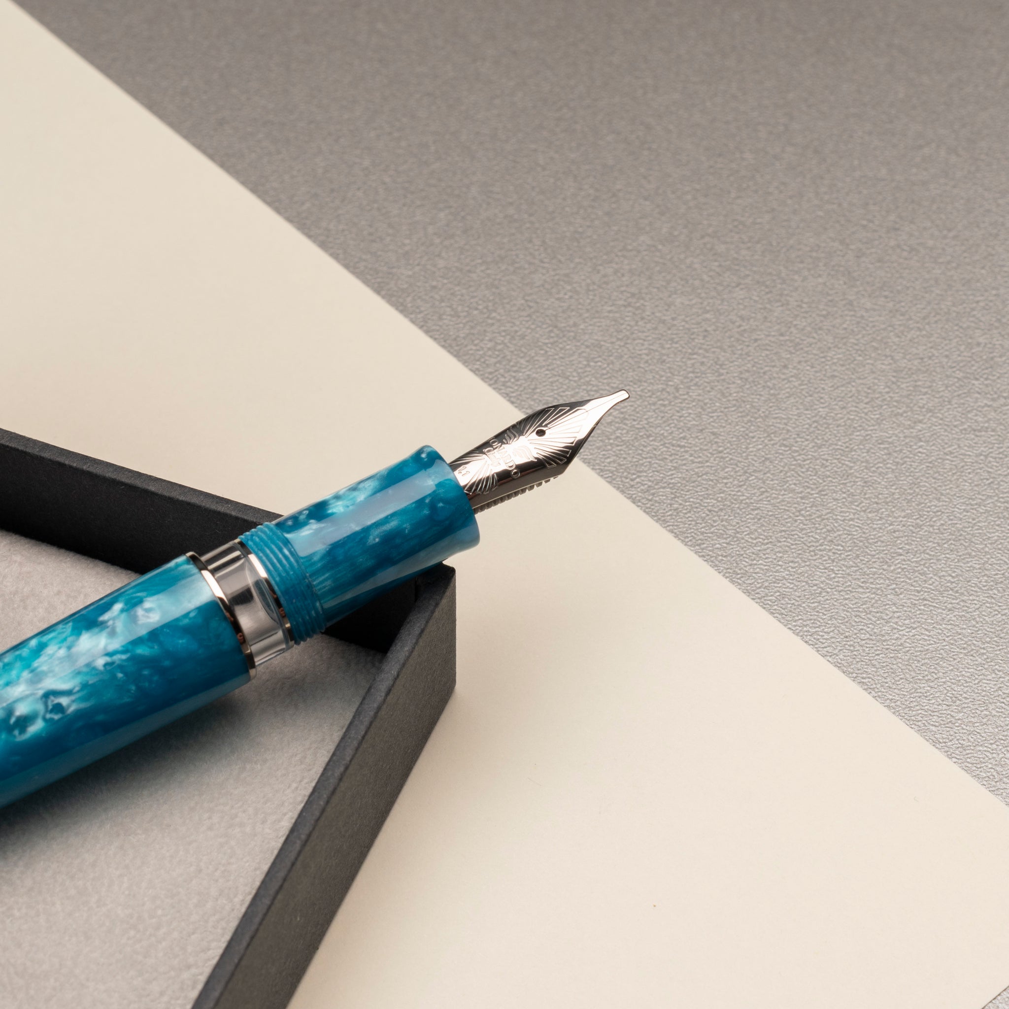 MZG 2.0 Blue emerald #6 steel nib la Fenice – leonardopen