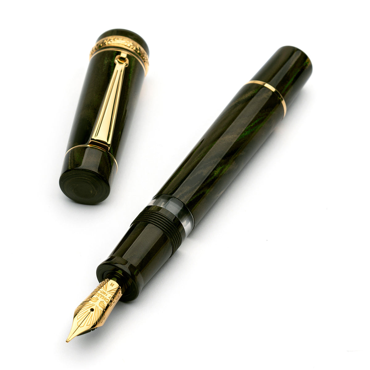 Fioritura ebonite Olive SOLD OUT – leonardopen