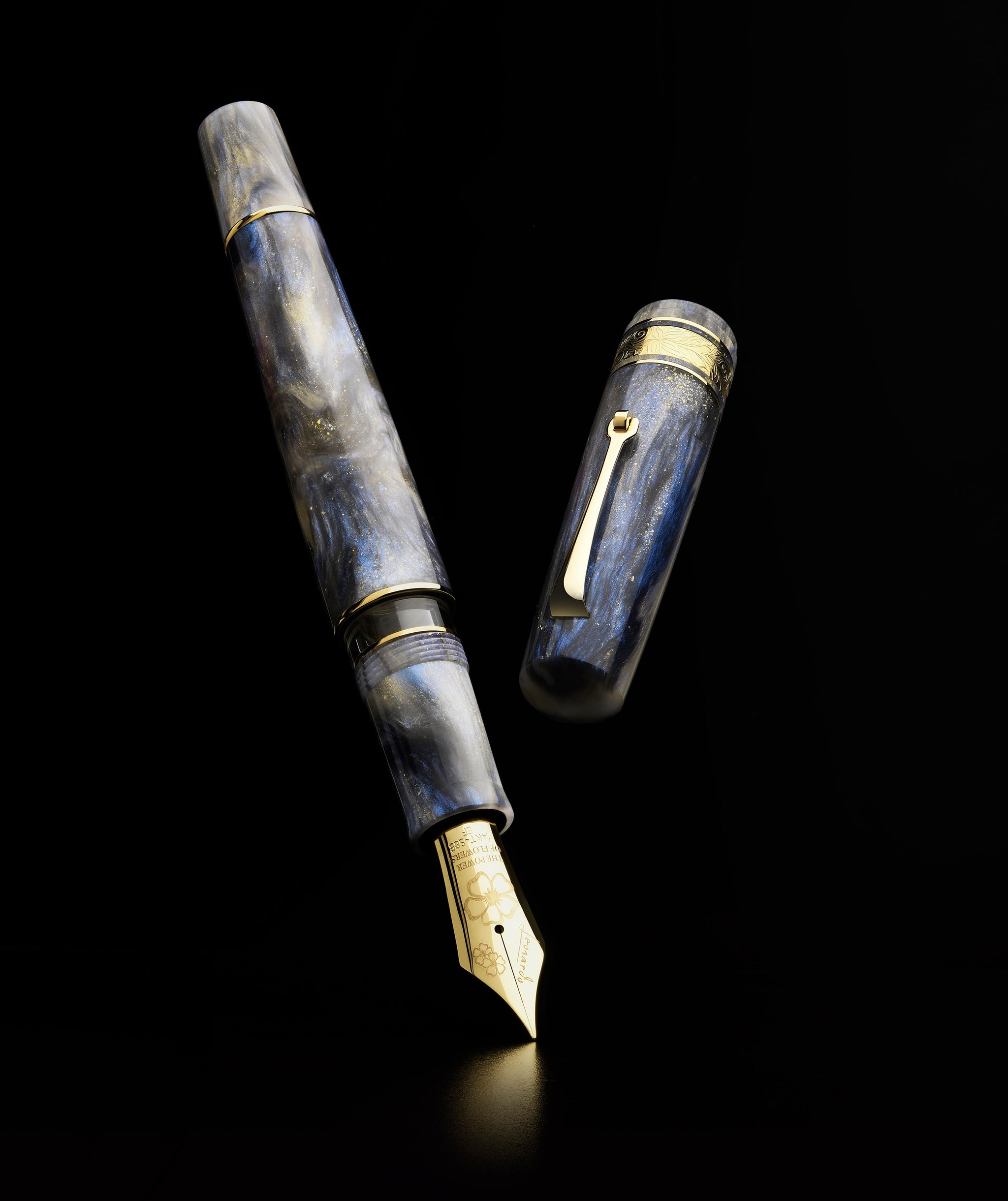 MZG2.0 Orchidea blue steel nib #6 – leonardopen