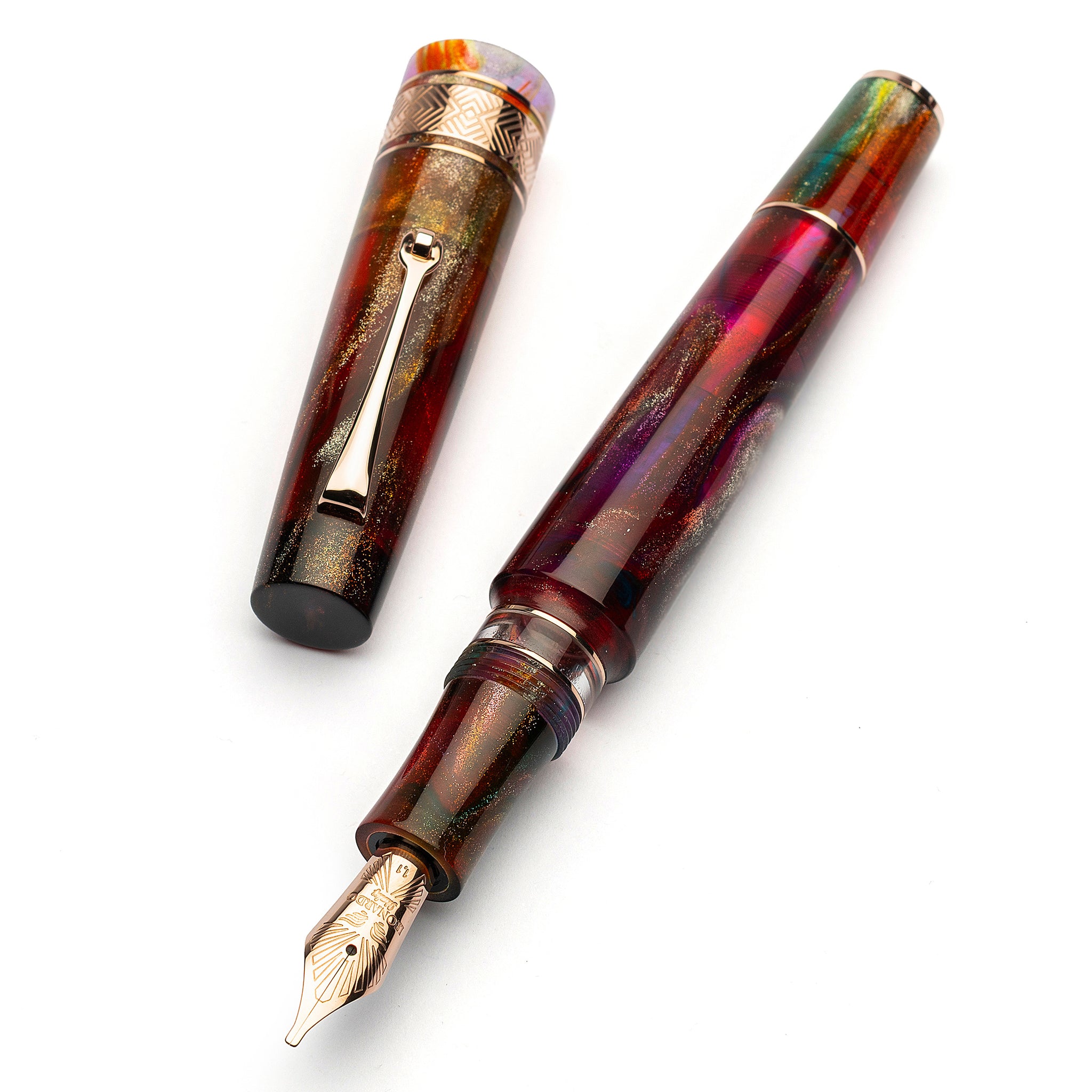 SUPERNOVA PM5 #6 steel nib – Rose gold trim – leonardopen